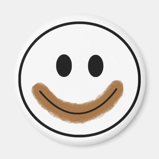 Aimant Visage au chocolat (Devant)