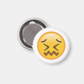 Aimant Visage confus - Emoji (Recto/Verso)