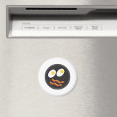 Aimant visage de bacon et d'œufs (In Situ (Lave-vaisselle))
