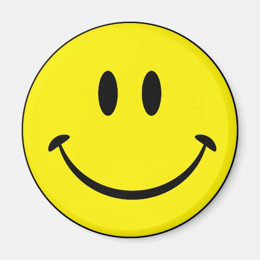 Aimant Visage de bonheur (Devant)