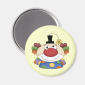 Aimant Visage de clown doux (Recto/Verso)