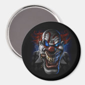 Aimant Visage de Clown Maléfique (Recto/Verso)