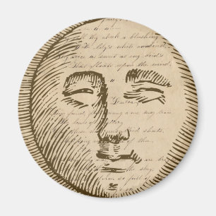 Aimant Visage de la lune