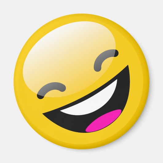 AIMANT VISAGE DE RIRE (Devant)