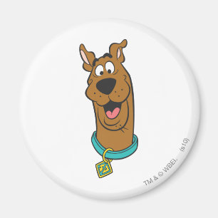 Aimant Visage de sourire de Scooby-Doo