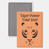 Aimant visage de tigre (Recto/Verso)