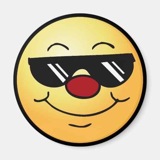 Aimant Visage déprimé Grumpey (Devant)