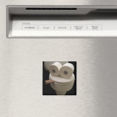 Aimant Visage des toilettes souriantes (In Situ (Lave-vaisselle))