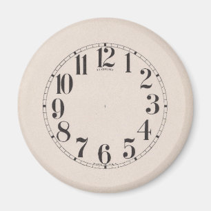 AIMANT VISAGE D'HORLOGE