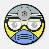 Aimant Visage du chirurgien (Devant)