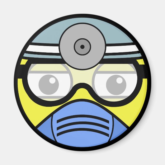 Aimant Visage du chirurgien (Devant)