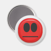 Aimant visage en colère (Recto/Verso)