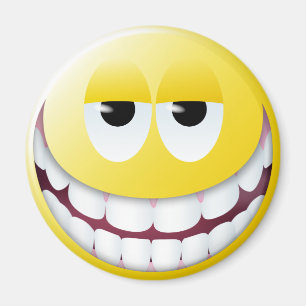 Aimant Visage énorme de sourire
