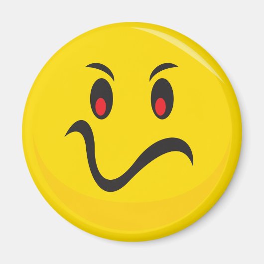 Aimant visage fou (Devant)