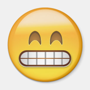 Aimant Visage Grinning Avec Les Yeux Souriants Emoji