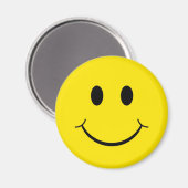 Aimant Visage Jaune Jaune Classique des années 70 (Recto/Verso)