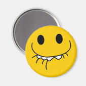 Aimant Visage jaune riant supprimé (Recto/Verso)