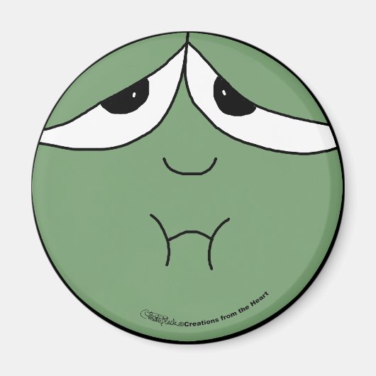 Aimant Visage malade (Devant)