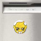 Aimant visage nerd (In Situ (Lave-vaisselle))
