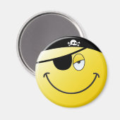 Aimant Visage pirate (Recto/Verso)