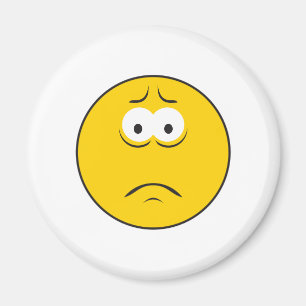 Aimant Visage Renfrogné Triste