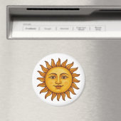 Aimant Visage solaire (In Situ (Lave-vaisselle))