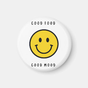 Aimant visage souriant, aimant visage emoji