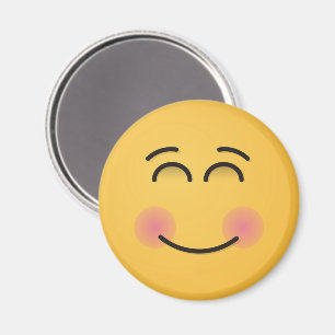 Aimant Visage souriant aux yeux souriants