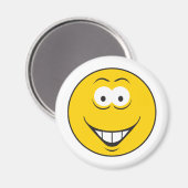 Aimant Visage sourire aux dents (Recto/Verso)