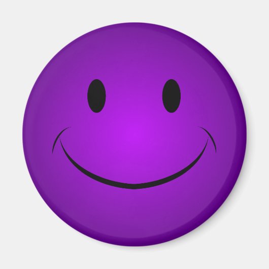 Aimant Visage Violet (Devant)