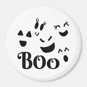 Aimant Visages de fantômes fantaisistes et effrayants, Bo