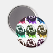 Aimant Visages hurlants (Recto/Verso)