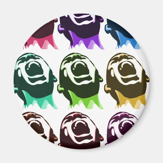 Aimant Visages hurlants (Devant)