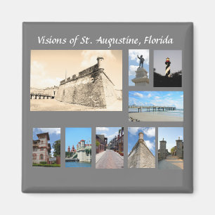 Aimant Visions de la ville historique St Augustine, Flori