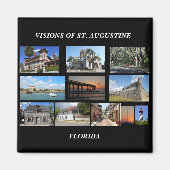 Aimant Visions de St Augustine, Floride (Devant)