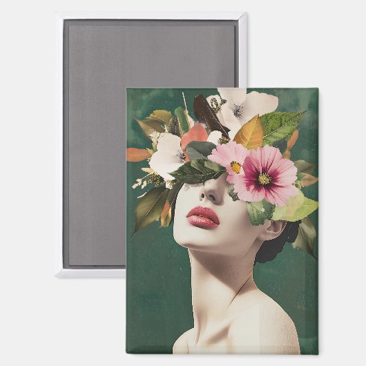 Aimant Visions florales (Recto/Verso)
