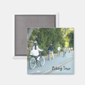 Aimant Visite à vélo (Recto/Verso)