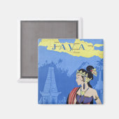 Aimant Visiter Java (Recto/Verso)