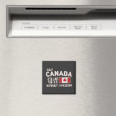Aimant Visiter le Canada C’est comme les États-Unis, mais (In Situ (Lave-vaisselle))