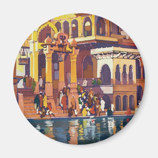 Aimant Visiter l'Inde ~ Muttra (Devant)