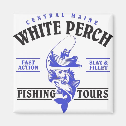 Aimant Visites de pêche (Devant)