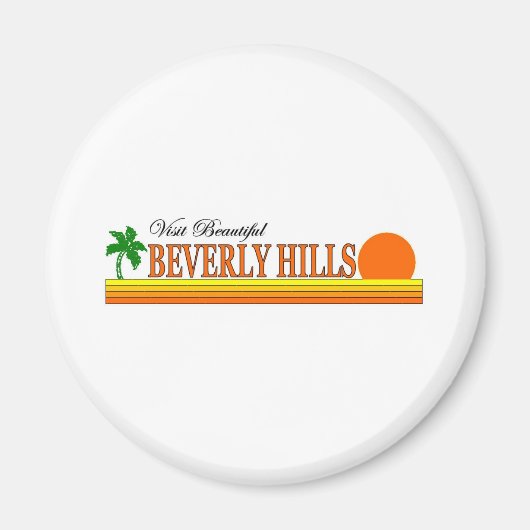Aimant Visitez Beverly Hills, Californie (Devant)