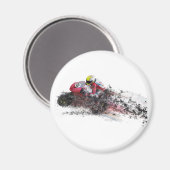 Aimant Vitesse Motorcycle Racer (Recto/Verso)