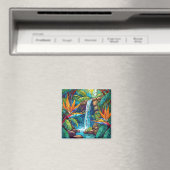 Aimant Vitrail tropical (In Situ (Lave-vaisselle))