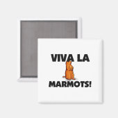 Aimant Viva La Marmotte (Recto/Verso)
