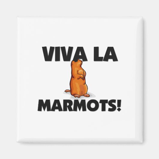 Aimant Viva La Marmotte (Devant)