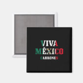 Aimant Viva Mexico Cabrones Funny Cinco De Mayo Mexico F (Recto/Verso)