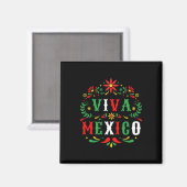 Aimant Viva Mexique Pour La Fête De L'Indépendance Mexica (Recto/Verso)