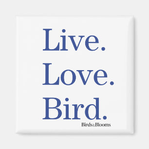 Aimant Vivant. Amour. Oiseau