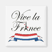 Aimant Vive la France Typographie (Devant)